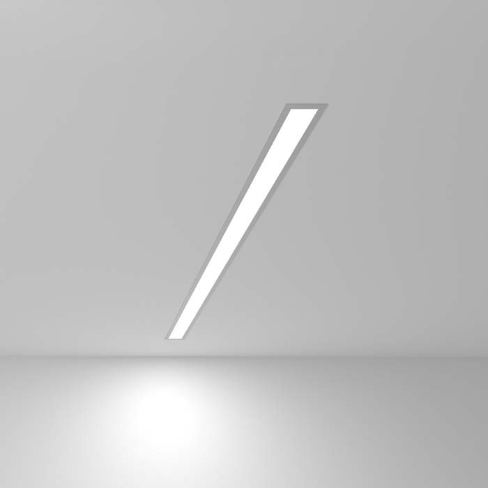 Встраиваемые Линейный светодиодный встраиваемый светильник 103см 20W 6500K матовое серебро (101-300-103) фабрики Elektrostandard