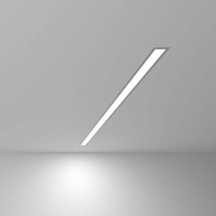 Встраиваемые Линейный светодиодный встраиваемый светильник 103см 20W 6500К матовое серебро (100-300-103) фабрики Elektrostandard