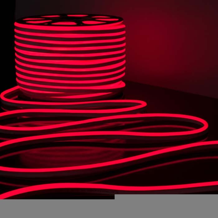 Ленты LED Гибкий неон LS001 220V 9.6W 120Led 2835 IP67 односторонний красный, 50м фабрики Elektrostandard фото# 4