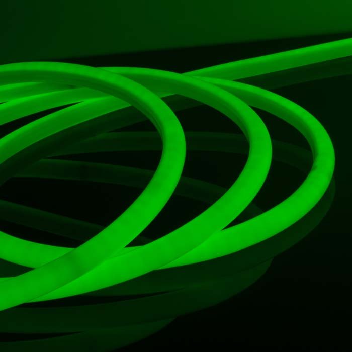 Ленты LED Набор гибкий неон LS003 220V 9.6W 144Led 2835 IP67 16mm круглый зеленый, 10 м фабрики Elektrostandard