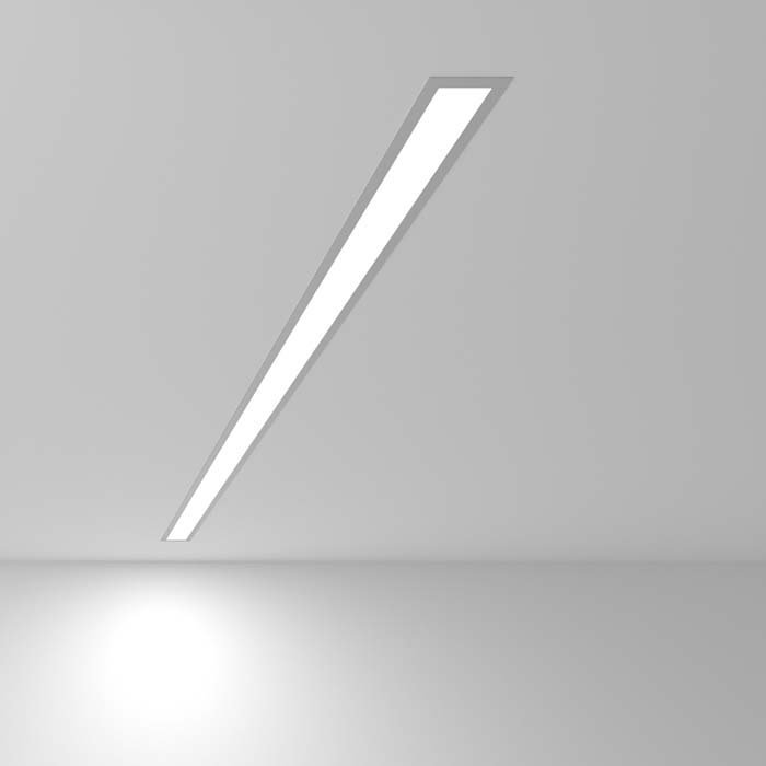 Встраиваемые Линейный светодиодный встраиваемый светильник 128см 25W 6500K матовое серебро (101-300-128) фабрики Elektrostandard