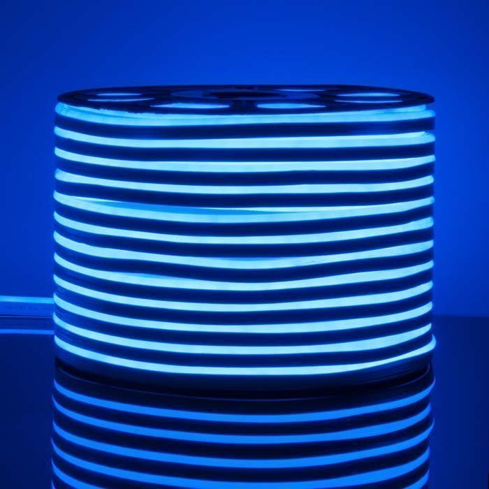 Ленты LED Гибкий неон LS001 220V 9.6W 120Led 2835 IP67 односторонний синий, 50 м фабрики Elektrostandard фото# 2