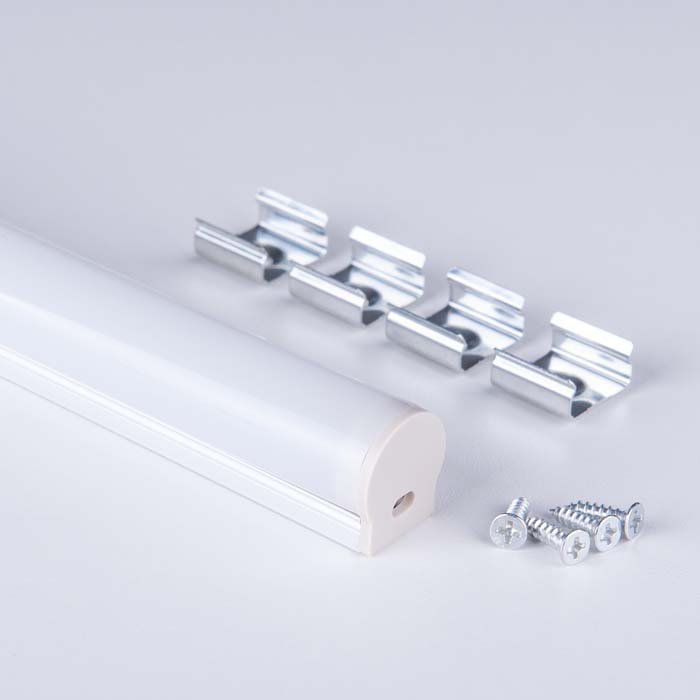 Профили для лент LL-2-ALP010 Накладной алюминиевый профиль для LED ленты (под ленту до 10mm) фабрики Elektrostandard фото# 2
