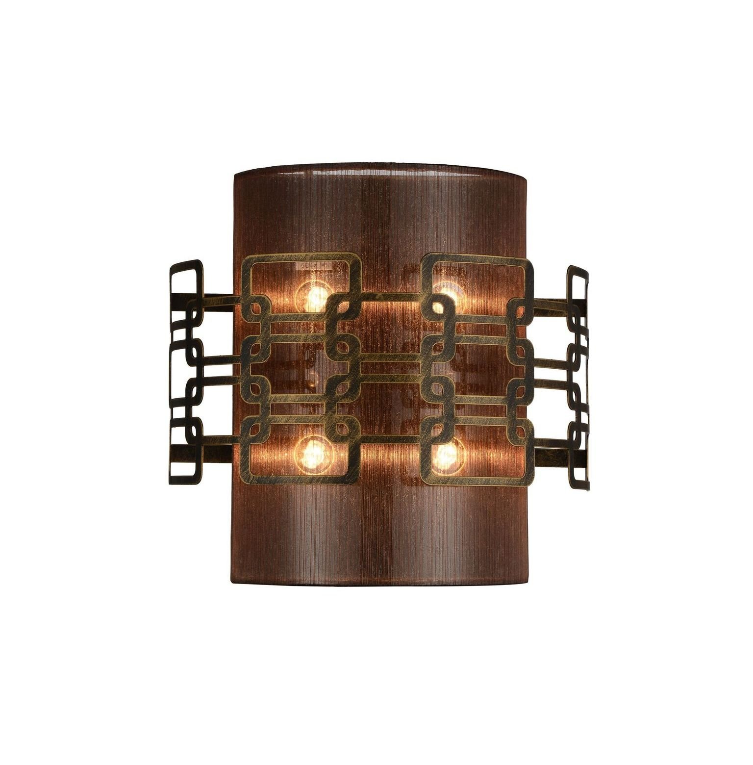 04. 101. бра citilux гофре cl913312. бра с коричневым плафоном. бра германия.