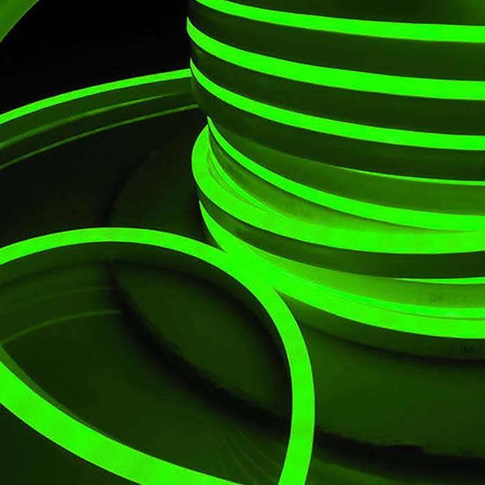 Ленты LED Гибкий неон LS001 220V 9.6W 120Led 2835 IP67 односторонний зеленый, 50 м фабрики Elektrostandard