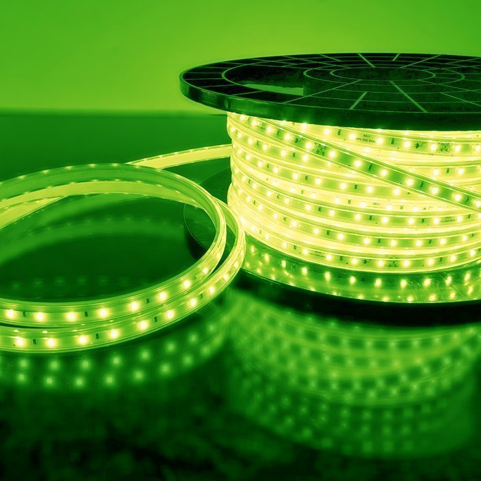 Ленты LED Лента светодиодная 220V 4,8W 60Led 2835 IP65 зеленый, 50 м (LS004 220V) фабрики Elektrostandard