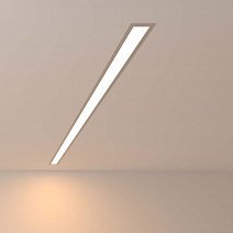 Светильники металл Линейный светодиодный встраиваемый светильник 128см 25W 3000K матовое серебро (101-300-128) фабрики Elektrostandard