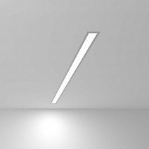 Светильники металл Линейный светодиодный встраиваемый светильник 103см 20W 6500K матовое серебро (101-300-103) фабрики Elektrostandard