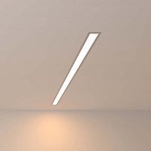 Светильники металл Линейный светодиодный встраиваемый светильник 103см 20W 3000K матовое серебро (101-300-103) фабрики Elektrostandard