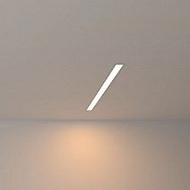 Светильники металл Линейный светодиодный встраиваемый светильник 53см 10W 3000К матовое серебро (100-300-53) фабрики Elektrostandard