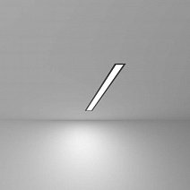 Светильники металл Линейный светодиодный встраиваемый светильник 53см 10W 6500К черный матовый (100-300-53) фабрики Elektrostandard