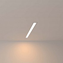 Светильники металл Линейный светодиодный встраиваемый светильник 53см 10W 3000K матовое серебро (101-300-53) фабрики Elektrostandard