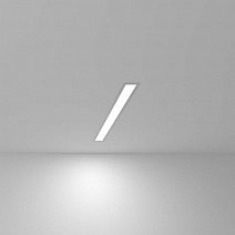 Светильники металл Линейный светодиодный встраиваемый светильник 53см 10W 6500K матовое серебро (101-300-53) фабрики Elektrostandard
