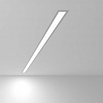 Светильники металл Линейный светодиодный встраиваемый светильник 128см 25W 6500K матовое серебро (101-300-128) фабрики Elektrostandard