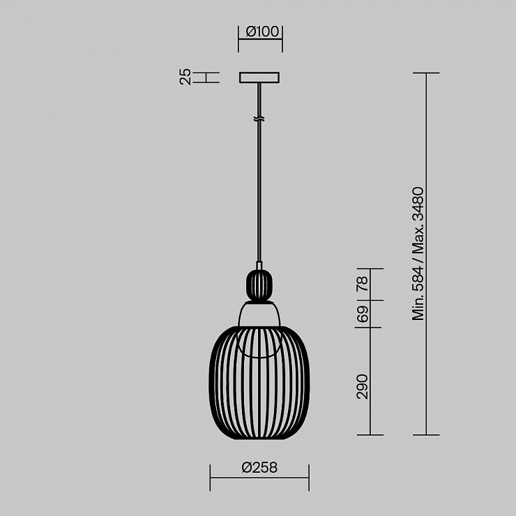 Подвесные MOD376PL-01G1 фабрики Maytoni фото# 7
