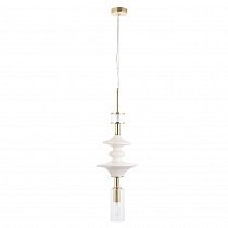 Подвесной светильник Crystal Lux VALENCIA SP1.4 GOLD 3290/201.4